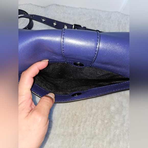 Rebecca Minkoff Hook Up Shoulder Bag Blue/Purple - Picture 8 of 16